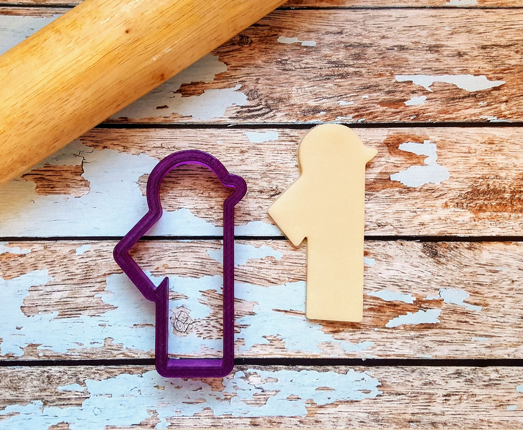 One or 1 or First Birthday or Anniversary Number with Hard Hat Cookie Cutter or Fondant Cutter and Clay Cutter