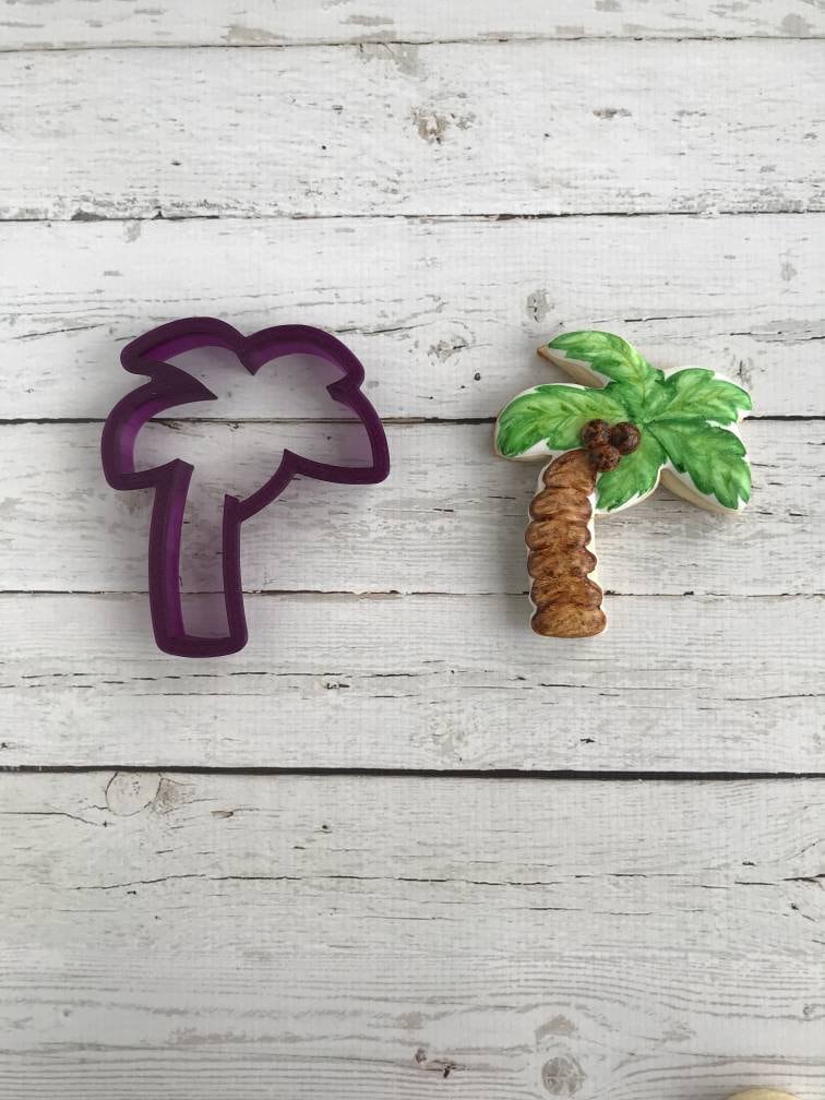 Palm Tree Cookie Cutter and Fondant Cutter and Clay Cutter