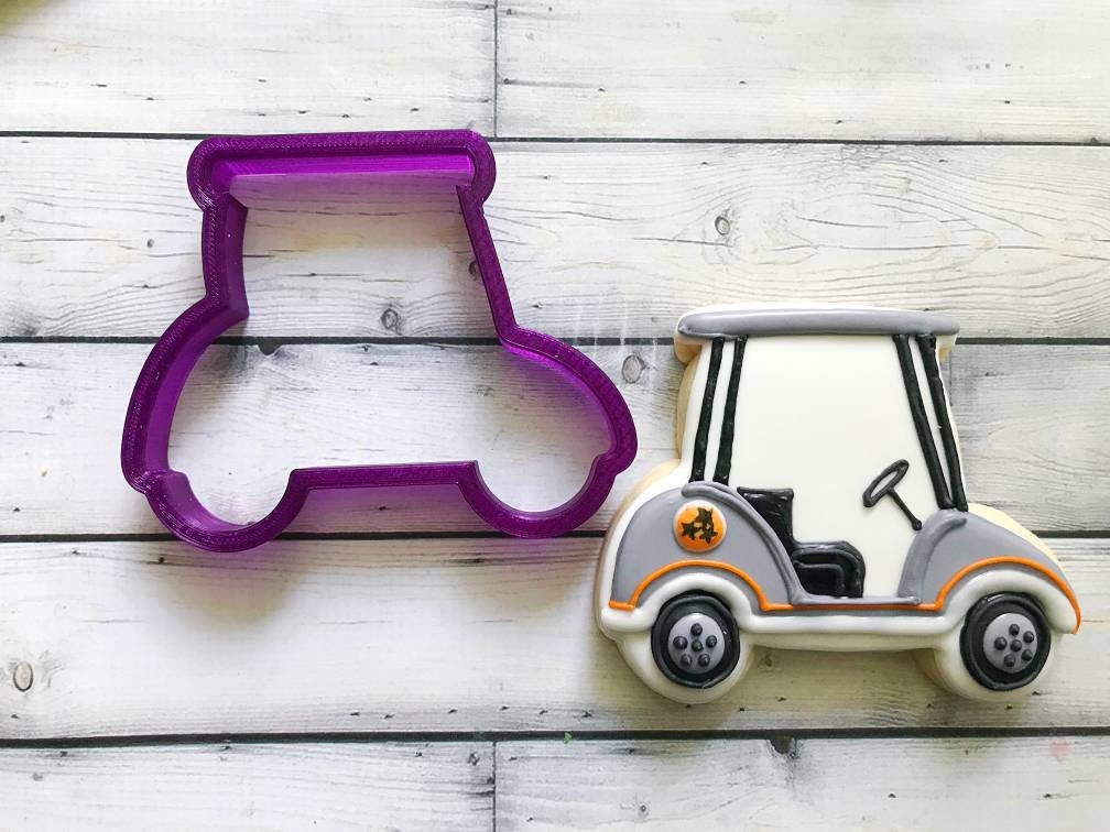 Golf Cart Cookie Cutter and Fondant Cutter and Clay Cutter