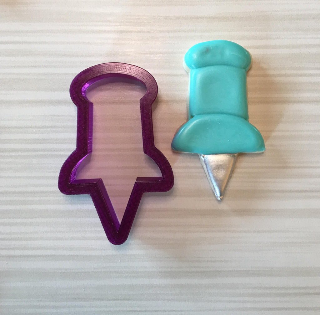 Push Pin or Tack Cookie Cutter and Fondant Cutter and Clay Cutter