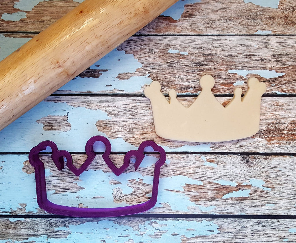 King Crown #2 Cookie Cutter or Fondant Cutter and Clay Cutter