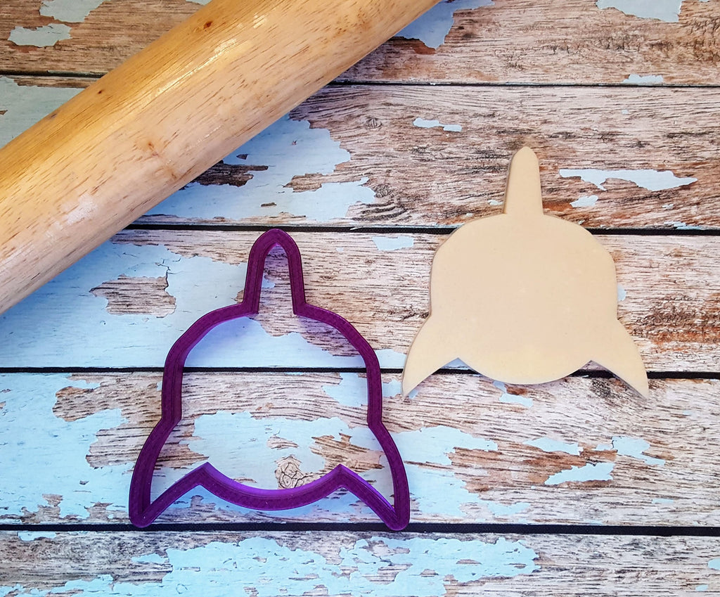 Front Facing Shark Cookie Cutter and Fondant Cutter and Clay Cutter