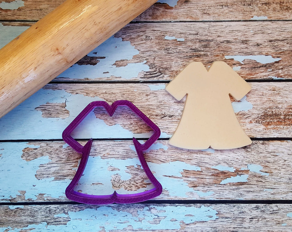 Graduation Gown or Robe Cookie Cutter or Fondant Cutter and Clay Cutter