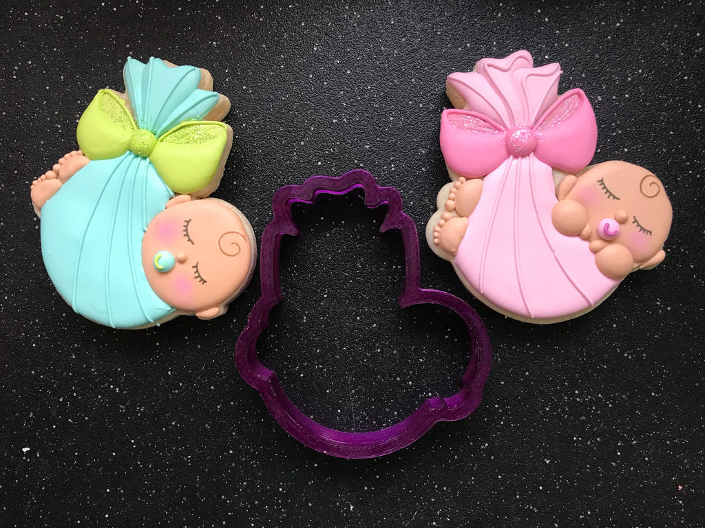 Miss Doughmestic Baby Bundle #1 Cookie Cutter and Fondant Cutter and Clay Cutter