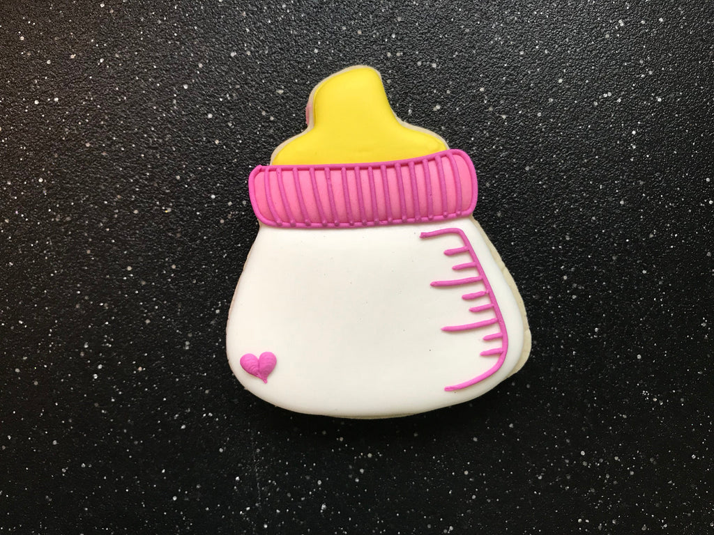 Miss Doughmestic Chubby Baby Bottle Cookie Cutter and Fondant Cutter and Clay Cutter