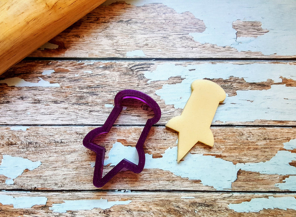 Push Pin or Tack Cookie Cutter and Fondant Cutter and Clay Cutter