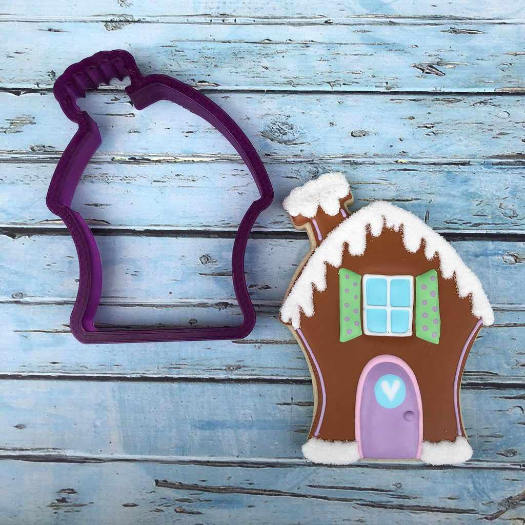 Gingerbread House #1 Cookie Cutter and Fondant Cutter and Clay Cutter