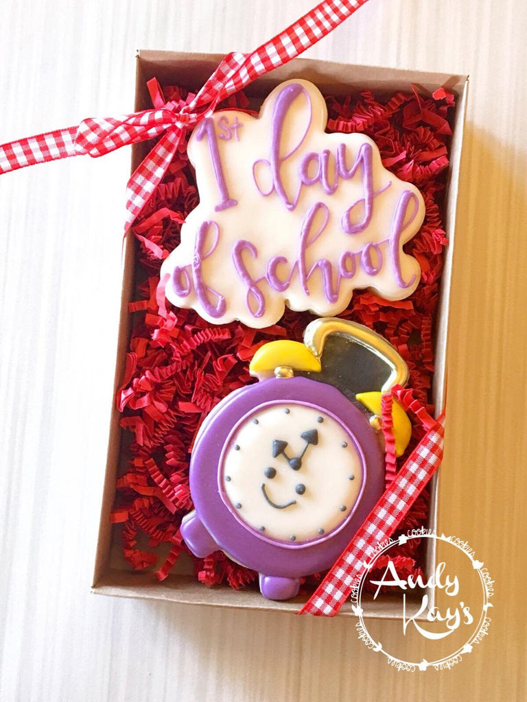 Alarm Clock Cookie Cutter and Fondant Cutter and Clay Cutter