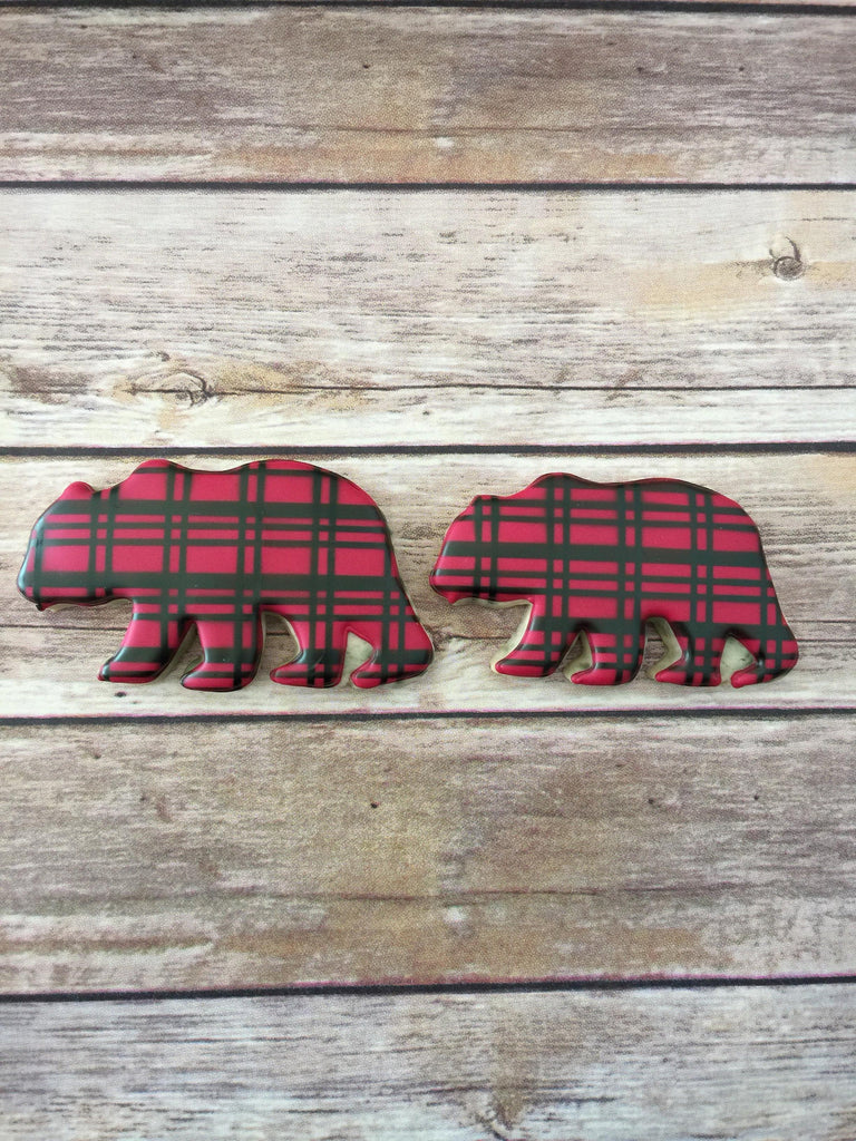 Grizzly Bear or Mamma Bear Cookie Cutter and Fondant Cutter and Clay Cutter