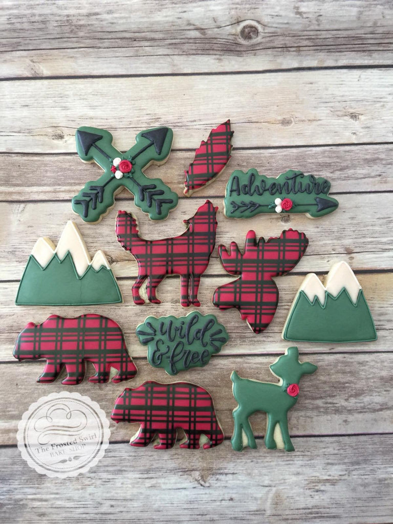 Adventure Arrow  or Adventure Hand Lettered Cookie Cutter and Fondant Cutter and Clay Cutter with optional stencil