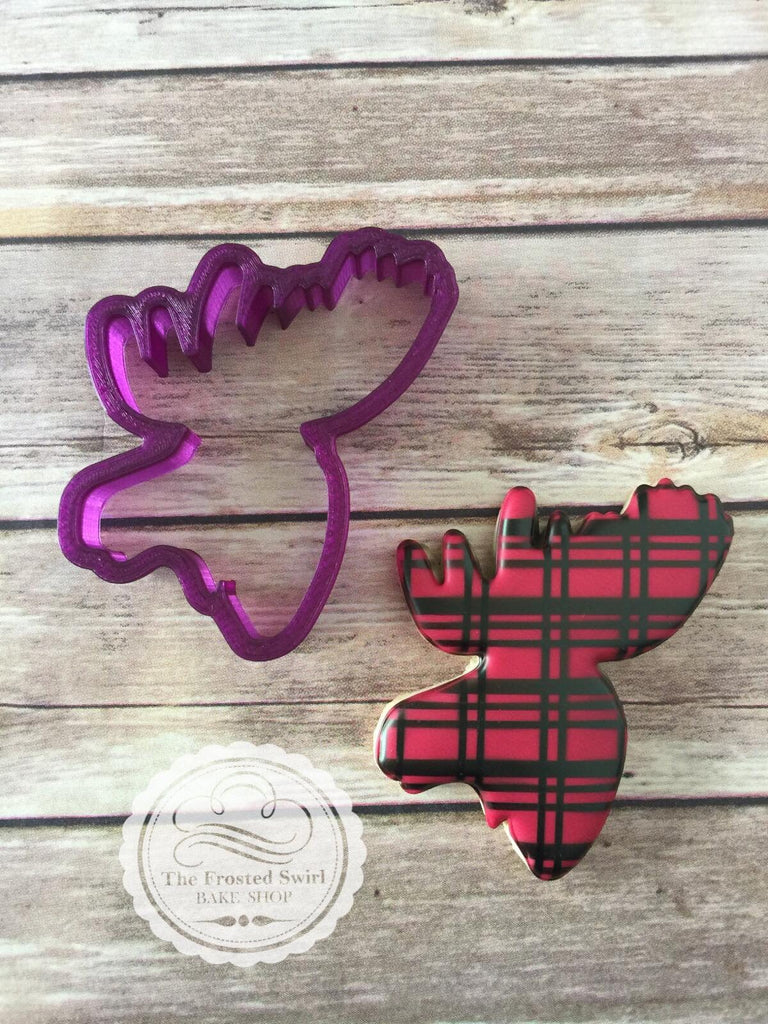 Moose Head Cookie Cutter and Fondant Cutter and Clay Cutter