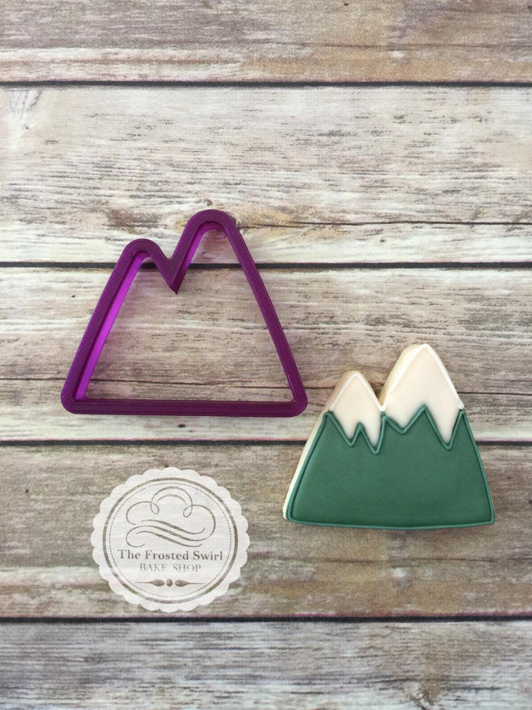 Mountains #2 Cookie Cutter and Fondant Cutter and Clay Cutter