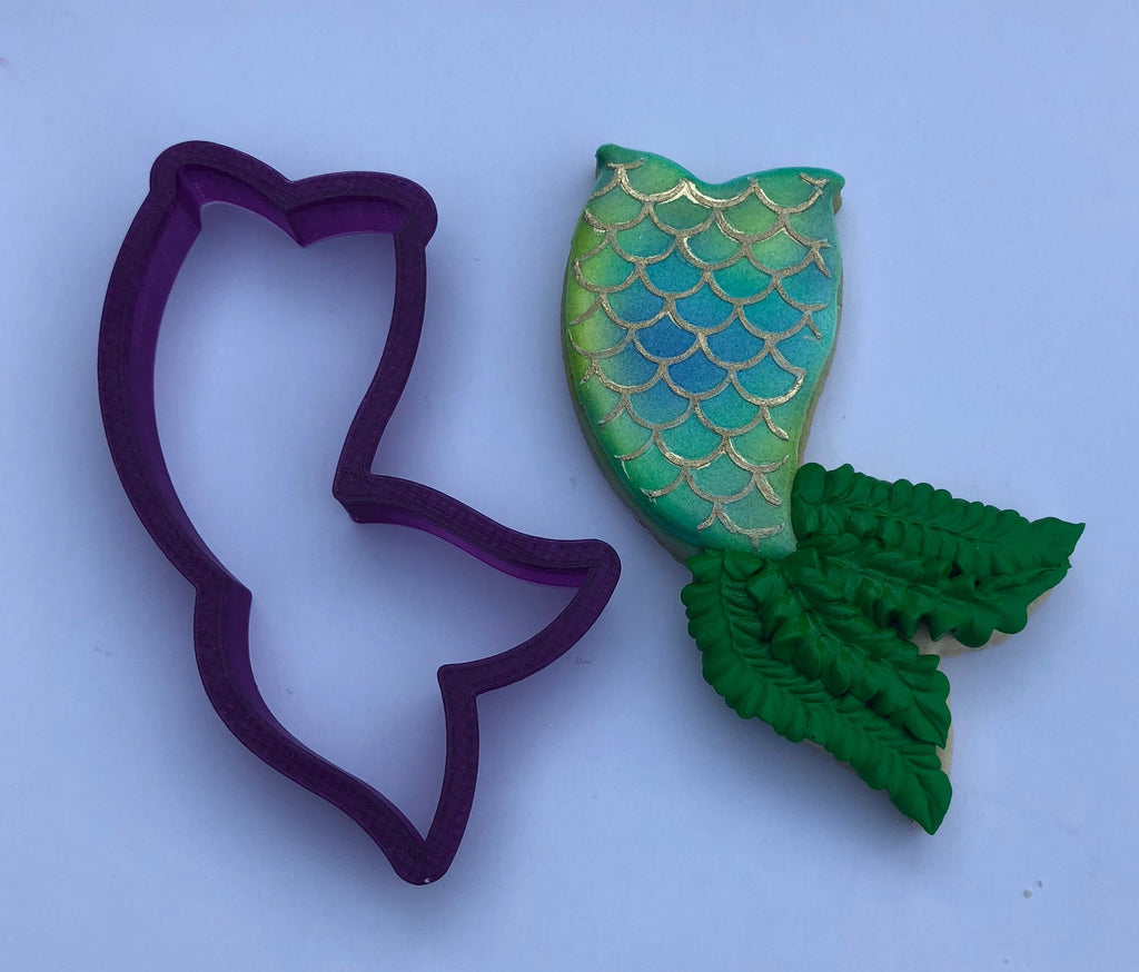 Mermaid Tail #1 Cookie Cutter and Fondant Cutter and Clay Cutter