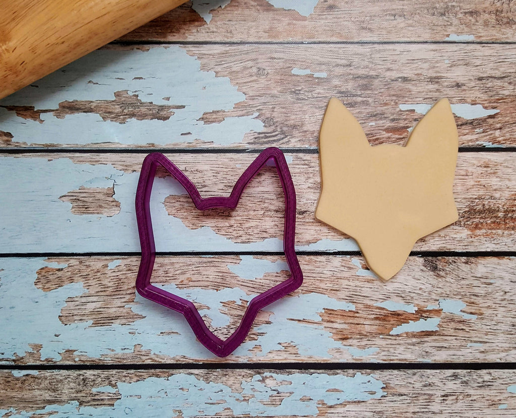 Geometric Fox Cookie Cutter and Fondant Cutter and Clay Cutter