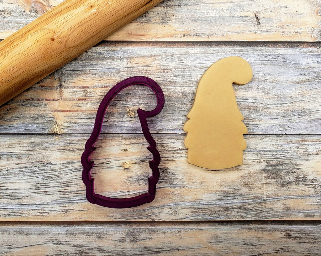 Gnome #4 or Santa Cookie Cutter and Fondant Cutter and Clay Cutter