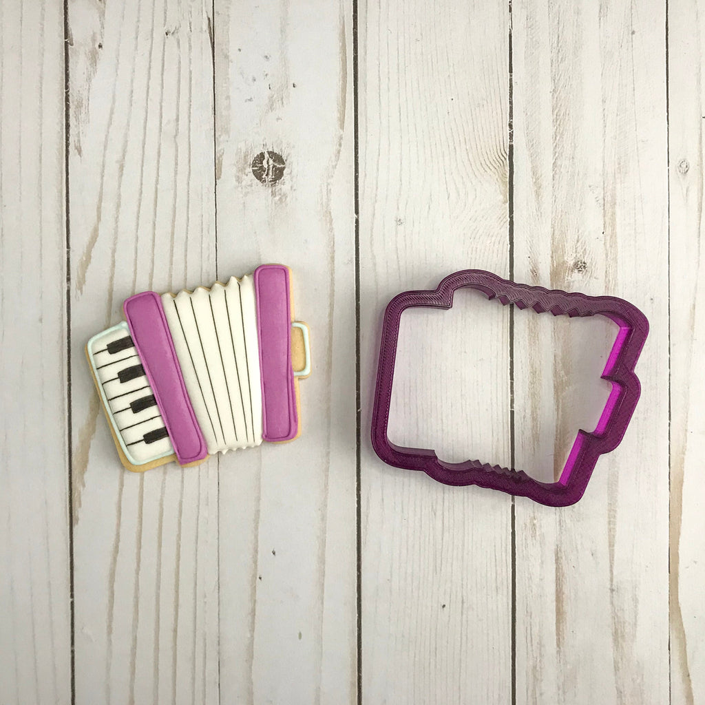 Accordion Cookie Cutter and Fondant Cutter and Clay Cutter