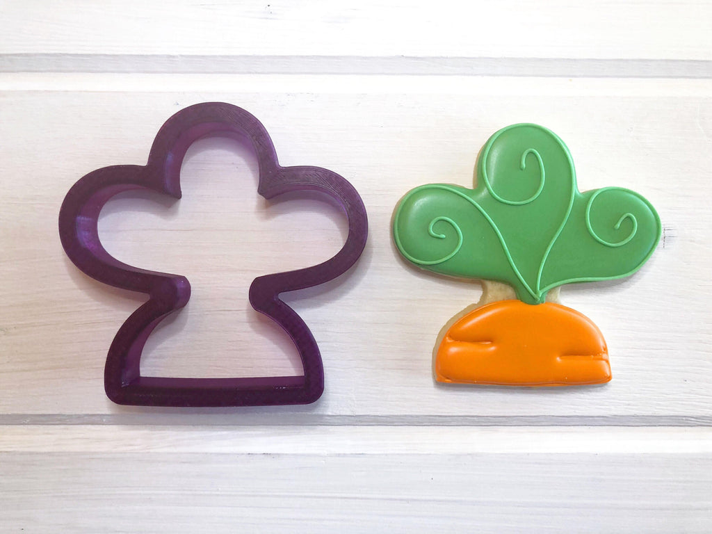 Carrot Top Cookie Cutter and Fondant Cutter and Clay Cutter