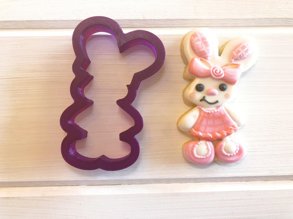 Bunny #5 Cookie Cutter and Fondant Cutter and Clay Cutter