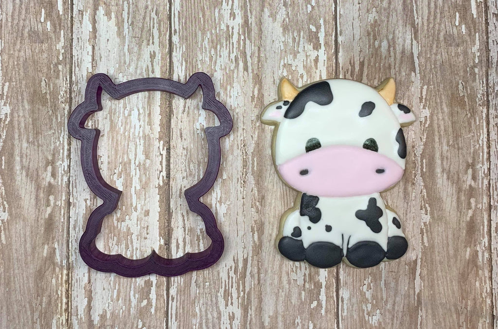 Cow #2 Cookie Cutter and Fondant Cutter and Clay Cutter