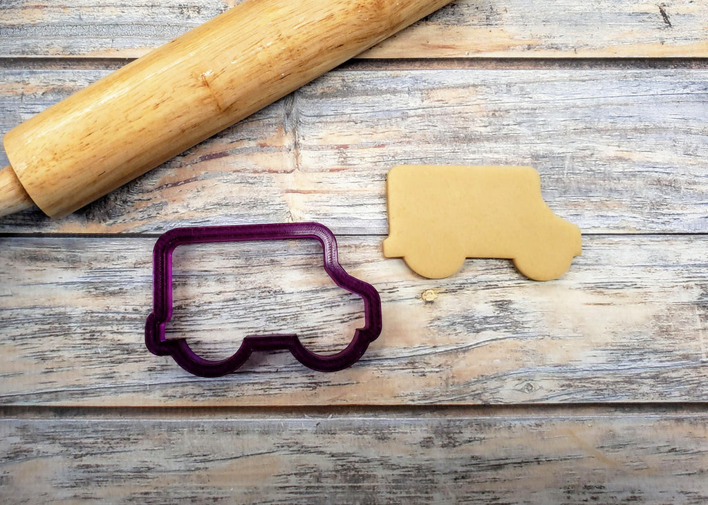 Mail Truck or Food Truck Cookie Cutter and Fondant Cutter and Clay Cutter