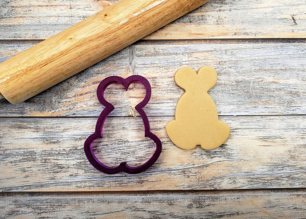 Bunny Egg or Bunny Carrot Cookie Cutter and Fondant Cutter and Clay Cutter