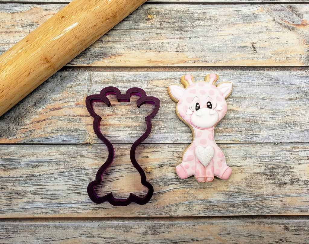 Giraffe Zoo Baby Cookie Cutter and Fondant Cutter and Clay Cutter