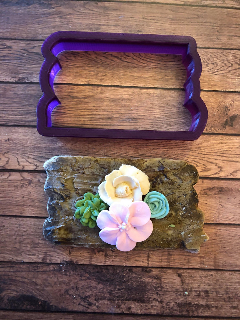 Andy Kay's Floral Driftwood Cookie Cutter or Fondant Cutter and Clay Cutter