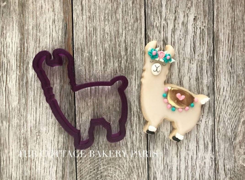 Llama #2 Cookie Cutter and Fondant Cutter and Clay Cutter