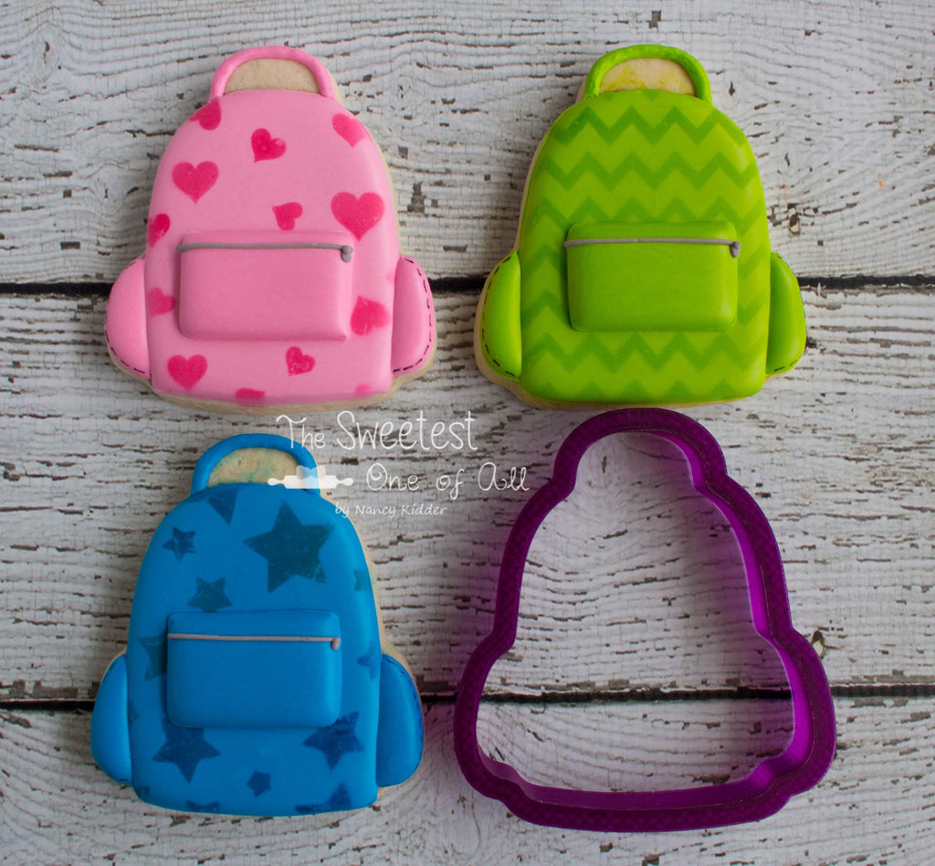 Backpack or Back Pack Cookie Cutter and Fondant Cutter and Clay Cutter