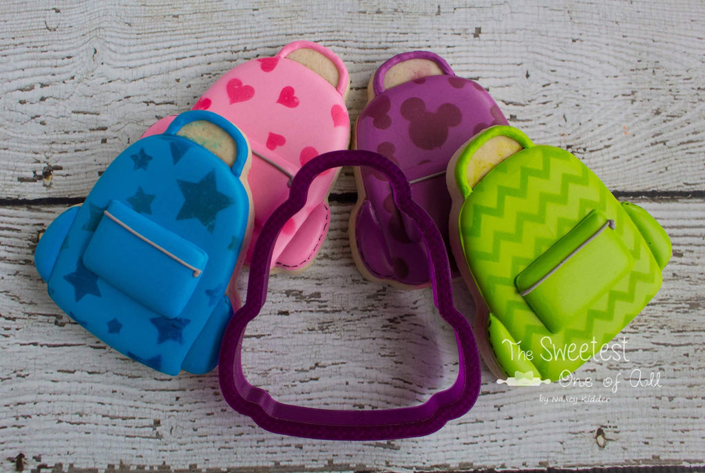 Backpack or Back Pack Cookie Cutter and Fondant Cutter and Clay Cutter