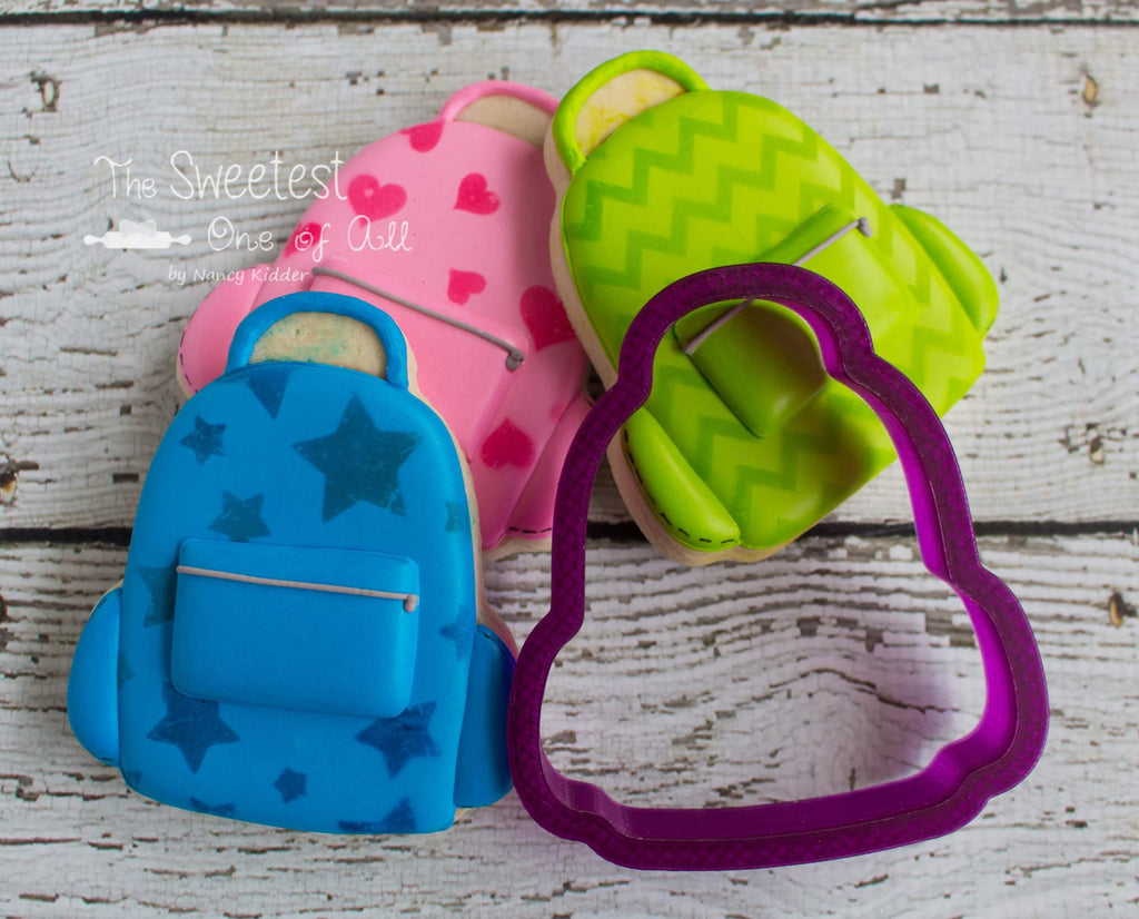 Backpack or Back Pack Cookie Cutter and Fondant Cutter and Clay Cutter