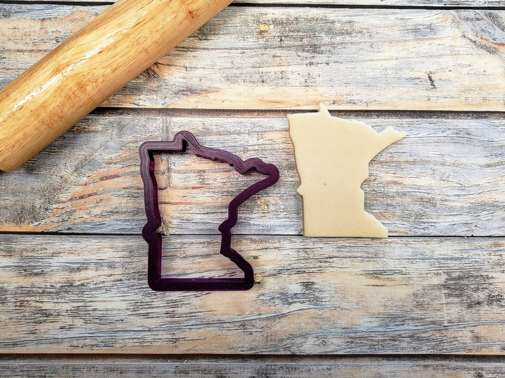 State of Minnesota Cookie Cutter and Fondant Cutter and Clay Cutter