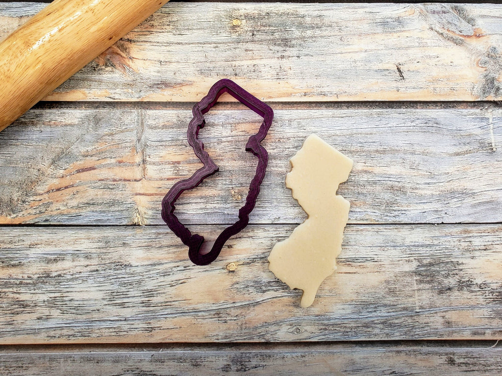 State of New Jersey Cookie Cutter and Fondant Cutter and Clay Cutter