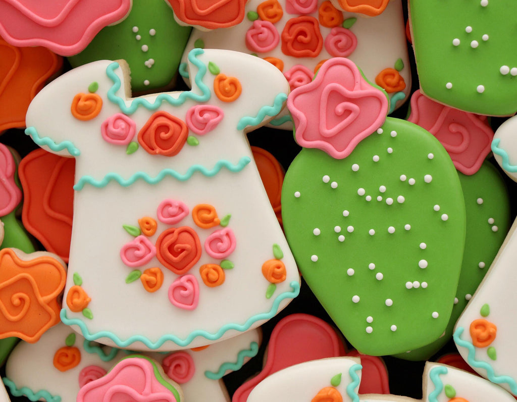 Sweet Sugarbelle CACTUS with Flower Cookie Cutter and Fondant Cutter and Clay Cutter