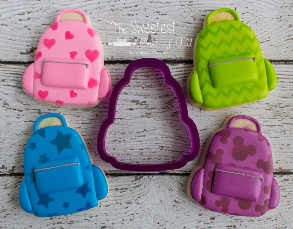 Backpack or Back Pack Cookie Cutter and Fondant Cutter and Clay Cutter