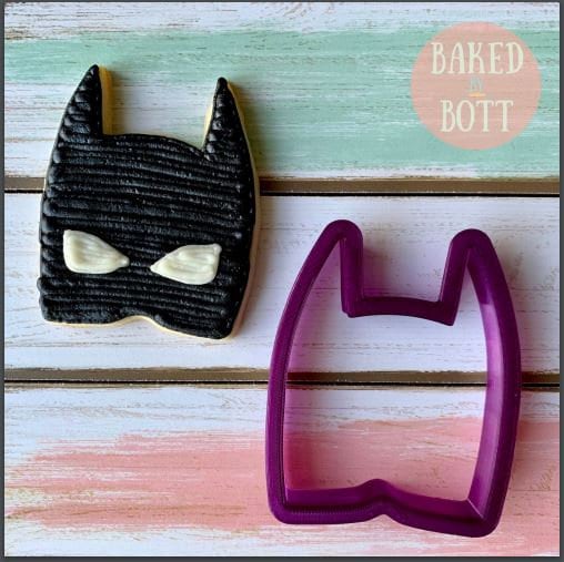 Hero Mask Cookie Cutter and Fondant Cutter and Clay Cutter