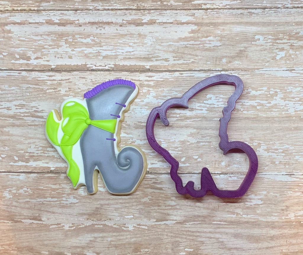 Laura's Witch Boot Cookie Cutter or Fondant Cutter and Clay Cutter