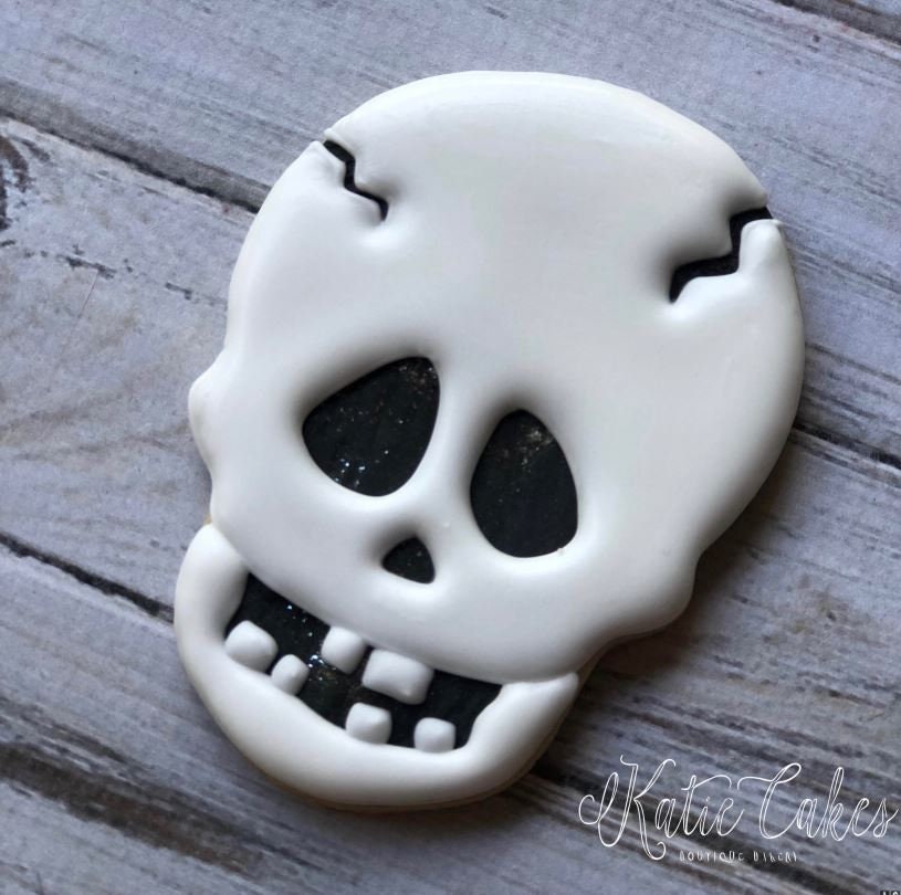 Skull #1 Cookie Cutter and Fondant Cutter and Clay Cutter