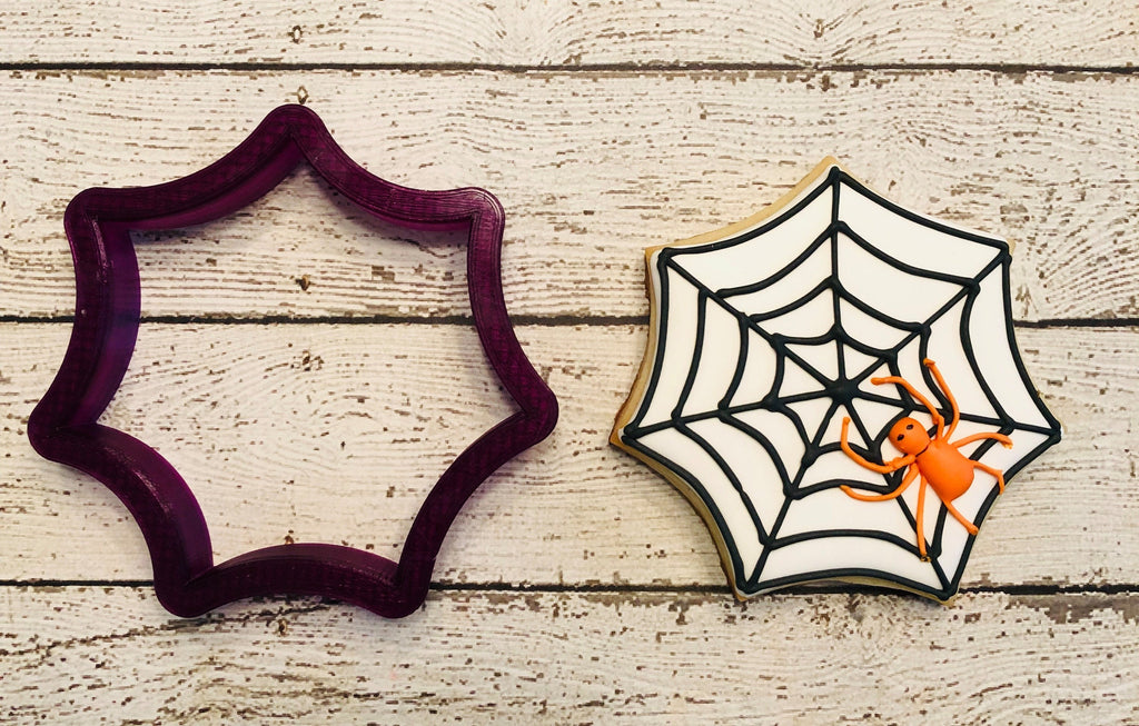 Spiderweb or Spider  Web Cookie Cutter or Fondant Cutter and Clay Cutter