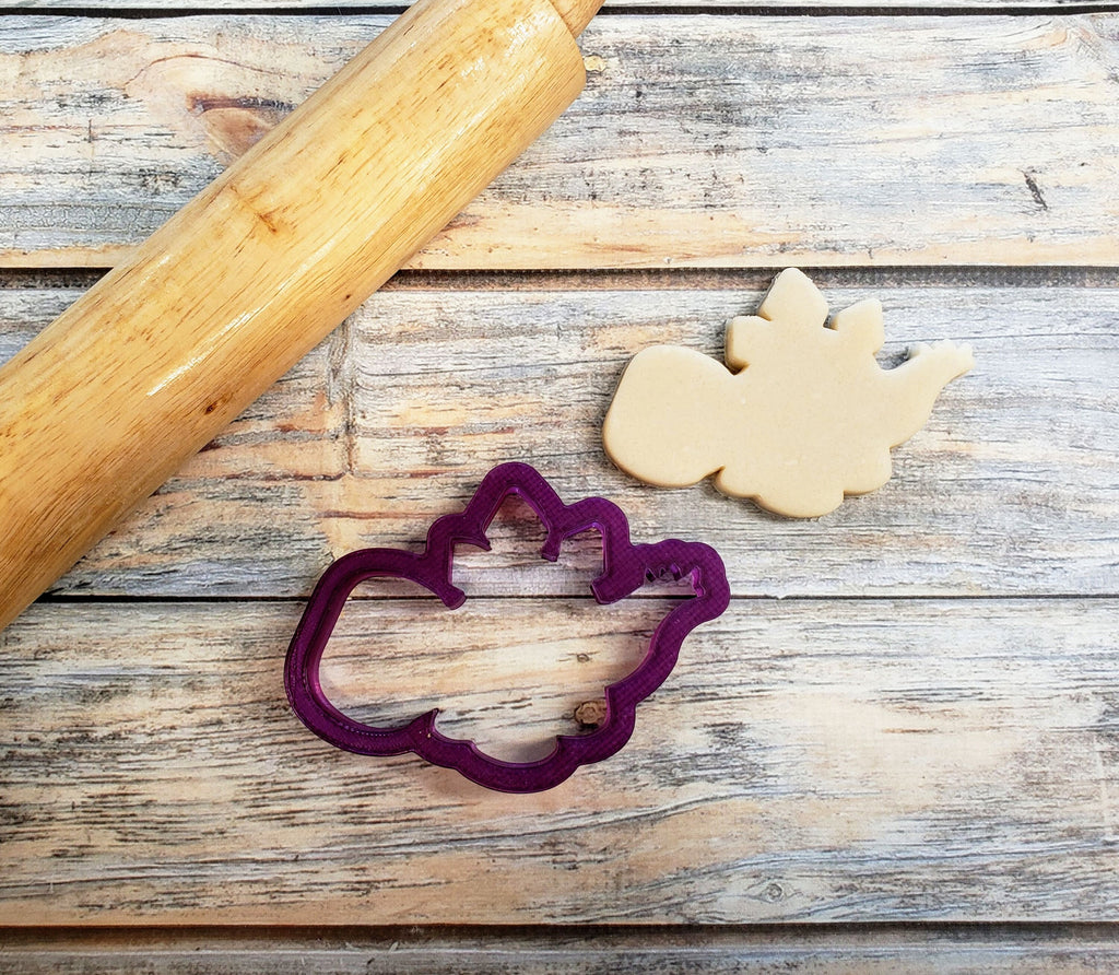 Stegosaurus #2 Dinosaur Cookie Cutter or Fondant Cutter and Clay Cutter