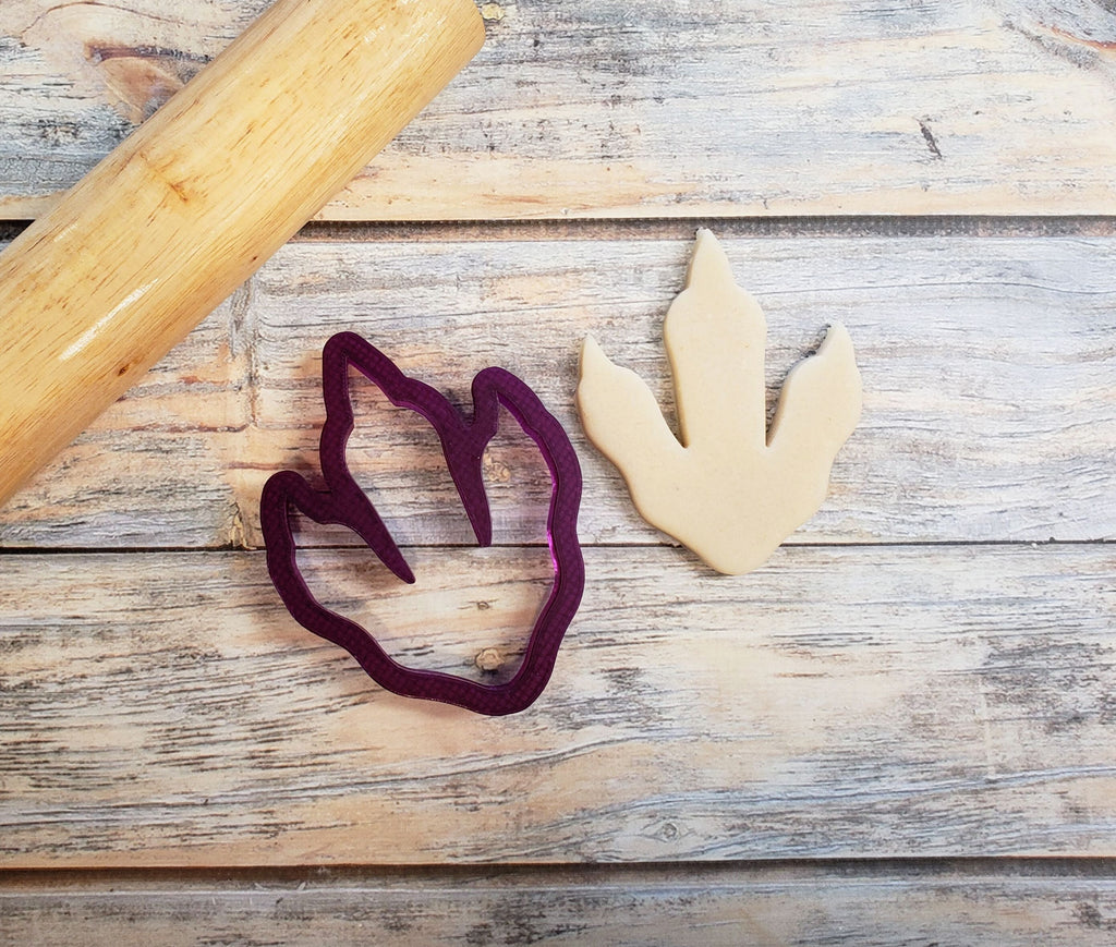 Dinosaur Foot Print Cookie Cutter or Fondant Cutter and Clay Cutter