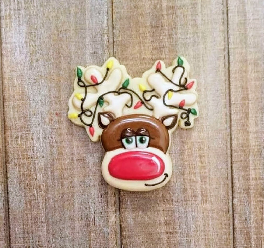 Christmas Moose or Reindeer Cookie Cutter or Fondant Cutter and Clay Cutter