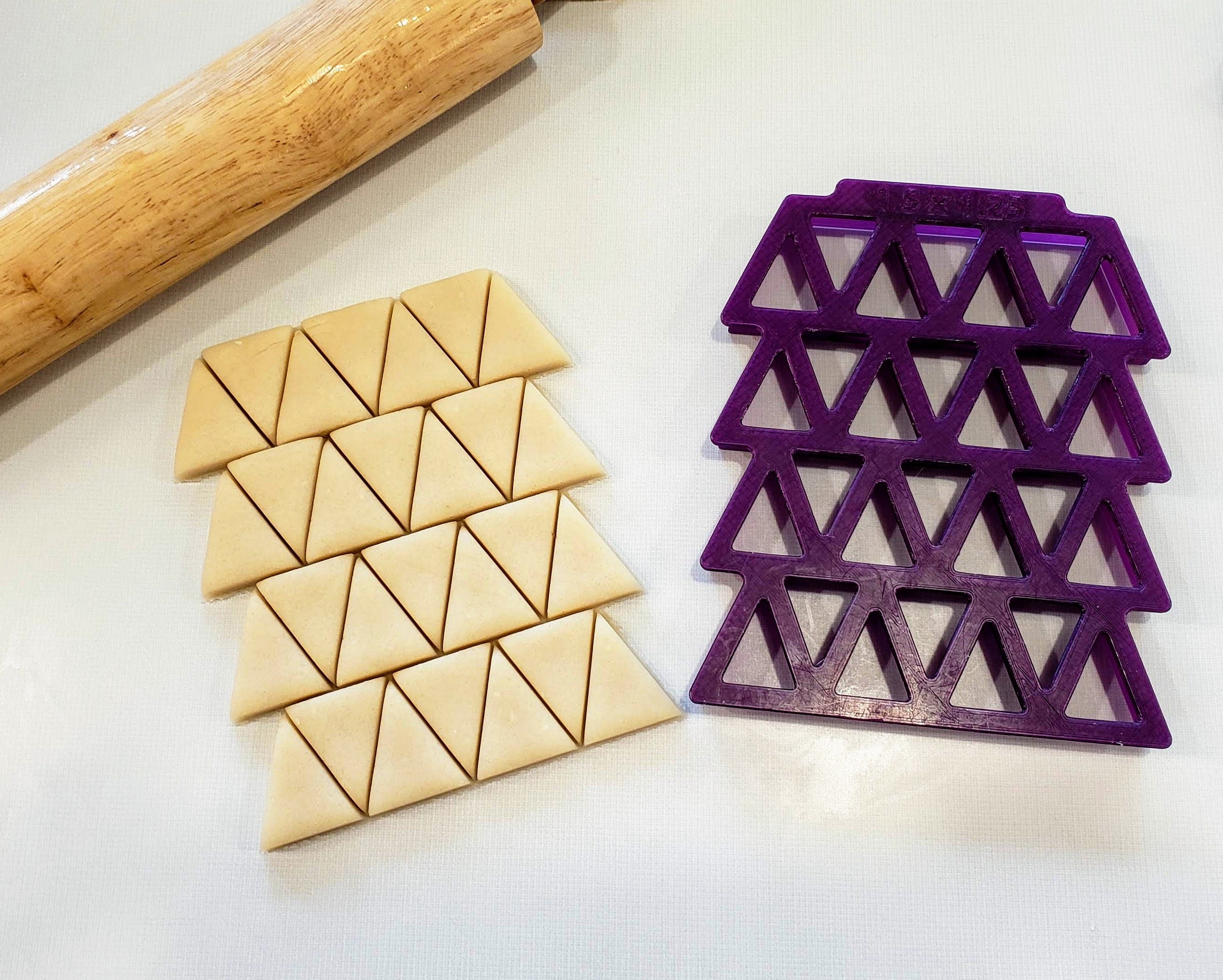 Triangle Cutter Multi Cutter Triangle #2 Cookie Cutter – Bobbi's Cutters