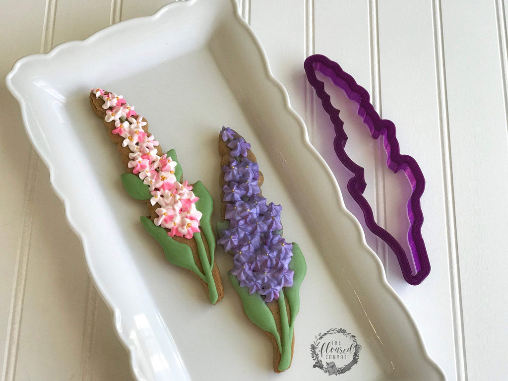 The Floured Canvas Mixed Floral Set of 4 Cookie Cutters and Fondant Cutters and Clay Cutters