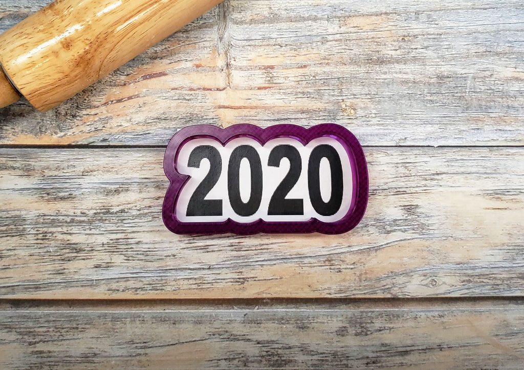 2020 Year Graduation or New Year Cookie Cutter or Fondant Cutter and Clay Cutter