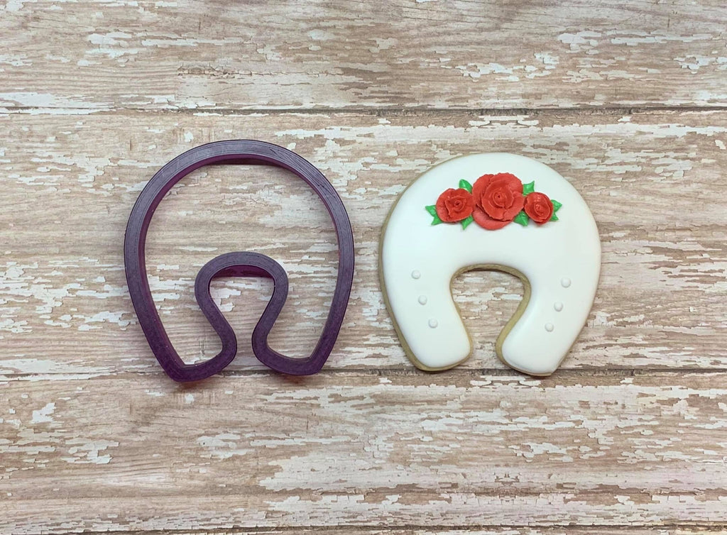 Sugarbelle Horse Shoe or Horseshoe Cookie Cutter or Fondant Cutter and Clay Cutter