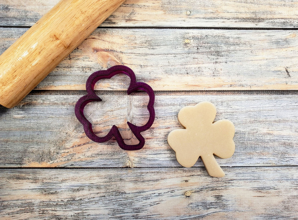 Shamrock or 3 Leaf Clover Cookie Cutter and Fondant Cutter and Clay Cutter