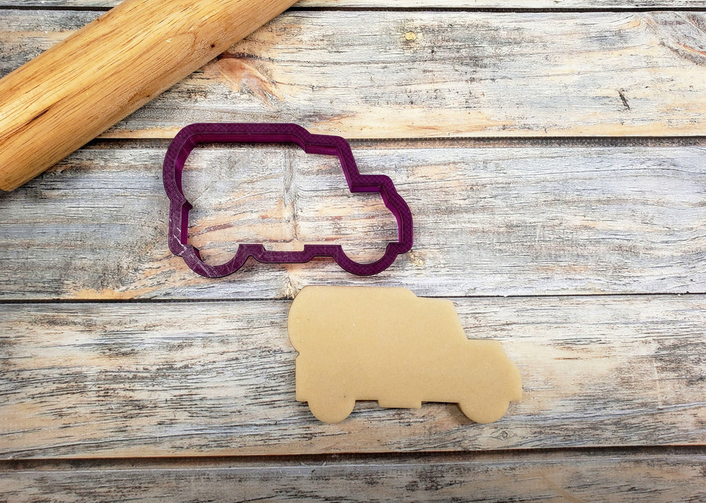 Oil Truck or Oil Tanker Cookie Cutter and Fondant Cutter and Clay Cutter