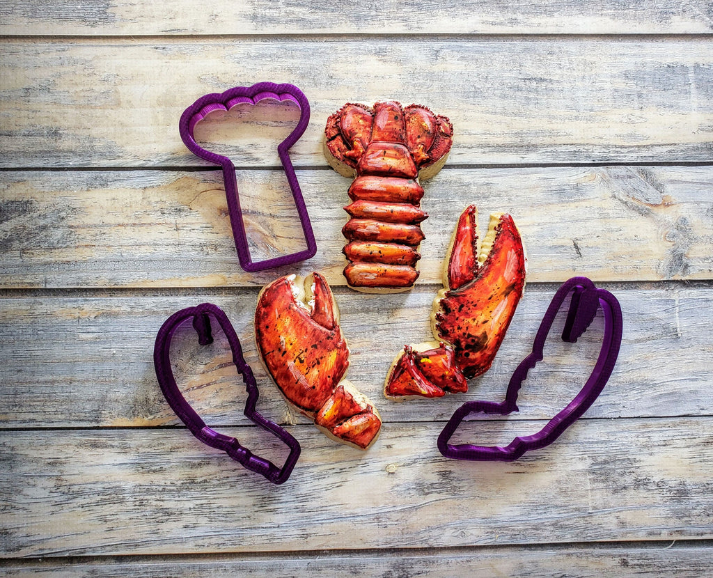 Lobster Claws & Lobster Tail by Dany Lind Cookie Cutters and Fondant Cutter and Clay Cutter