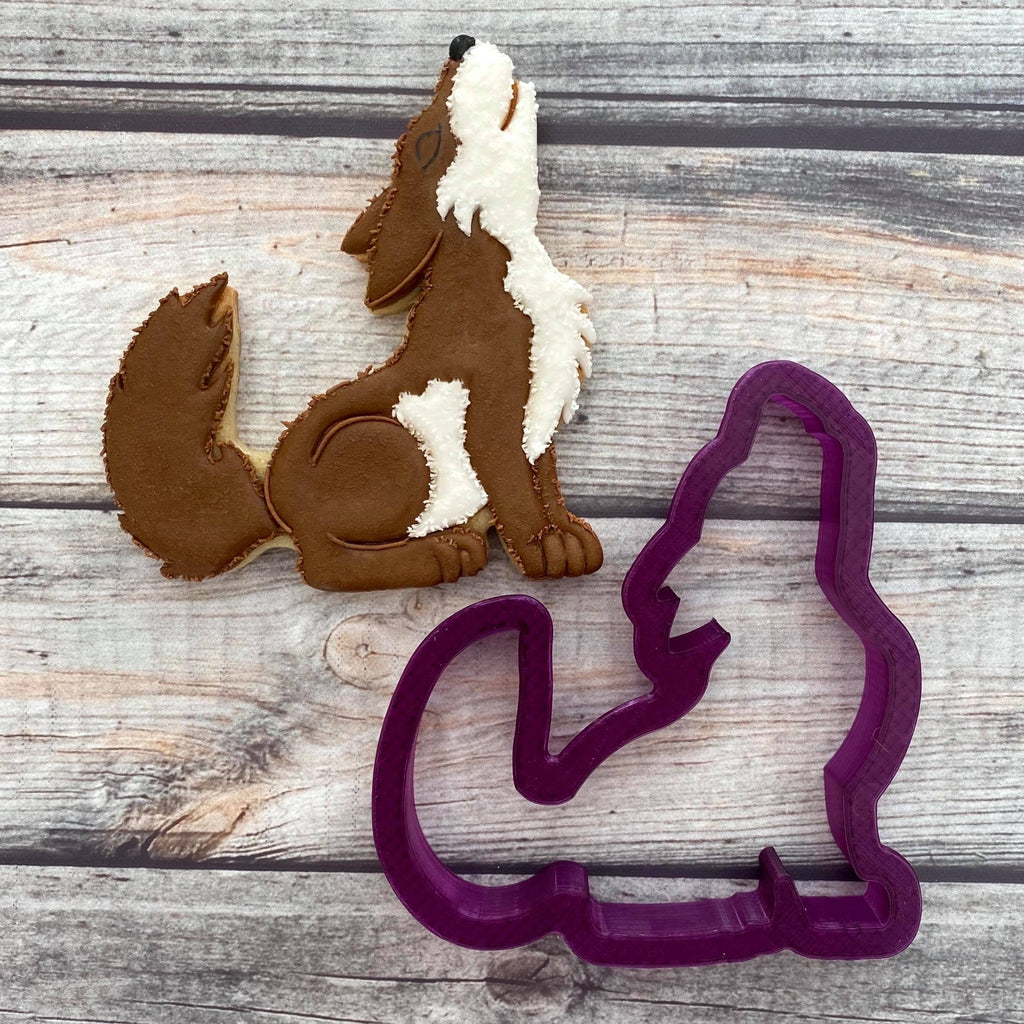 Howling Pup Cookie Cutter or Fondant Cutter and Clay Cutter